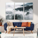 Foggy Forest Landscape Wall Art Canvas Print – Misty by MyGreatCanvas | Canvas Wall Art Prints | Photo Prints & Wall Decor