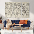 Wild Horse Stampede Wall Art Canvas Print – Monochrome by MyGreatCanvas | Canvas Wall Art Prints | Photo Prints & Wall Decor
