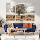 Texas Longhorn Cattle Wall Art, Rustic Western Ranch Canvas by MyGreatCanvas | Canvas Wall Art Prints | Photo Prints & Wall Decor