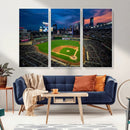 Target Field Wall Art Canvas Print – Baseball Stadium Scene, by MyGreatCanvas | Canvas Wall Art Prints | Photo Prints & Wall Decor
