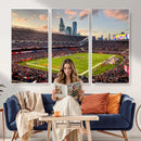 Chicago Bears Soldiers Field Wall Art Canvas Print – Framed