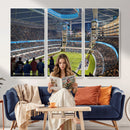Chicago Dome Stadium Wall Art Canvas Print – Framed Modern