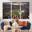 Chicago Bears Soldiers Field Wall Art Canvas Print – Framed