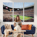 Chicago Bears Soldiers Field Wall Art Canvas Print – Framed