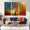 Yggdrasil Tree of Life Mosaic Stained Glass Wall Art, Tree