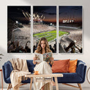 Penn State Stadium Wall Art Canvas Print, White Out Football
