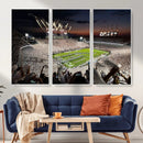 Epic Night Football Stadium Wall Art Canvas Print, Fireworks by MyGreatCanvas | Canvas Wall Art Prints | Photo Prints & Wall Decor