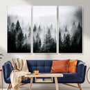 Foggy Forest Wall Art Canvas Print – Mountain Woodland by MyGreatCanvas | Canvas Wall Art Prints | Photo Prints & Wall Decor