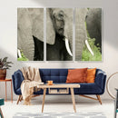 Wild Elephant Wall Art Canvas Print by MyGreatCanvas | Canvas Wall Art Prints | Photo Prints & Wall Decor