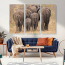 Wild Elephant Wall Art Canvas Print by MyGreatCanvas | Canvas Wall Art Prints | Photo Prints & Wall Decor