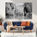 Wild Elephant Wall Art Canvas Print by MyGreatCanvas | Canvas Wall Art Prints | Photo Prints & Wall Decor
