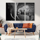 Elephant Family Wall Art Canvas, Framed Elephant Family by MyGreatCanvas | Canvas Wall Art Prints | Photo Prints & Wall Decor