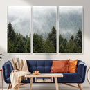 Misty Mountain Forest Wall Art Canvas Print by MyGreatCanvas | Canvas Wall Art Prints | Photo Prints & Wall Decor