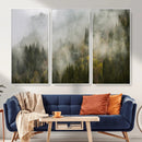 Misty Mountain Canvas Print, Foggy Pine Trees Nature Wall by MyGreatCanvas | Canvas Wall Art Prints | Photo Prints & Wall Decor
