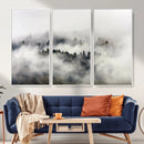 Foggy Forest Wall Art Canvas Print, Misty Pine Tree by MyGreatCanvas | Canvas Wall Art Prints | Photo Prints & Wall Decor