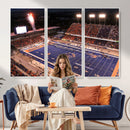 Boise State Stadium Large Wall Art Canvas Print for Living