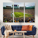 Green Bay Packers Stadium Wall Art Canvas Print, Lambeau by MyGreatCanvas | Canvas Wall Art Prints | Photo Prints & Wall Decor