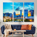 Atlanta Skyline Wall Art Canvas Print, Atlanta Downtown by MyGreatCanvas | Canvas Wall Art Prints | Photo Prints & Wall Decor