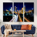 Atlanta Skyline Wall Art Canvas Print, Atlanta Downtown by MyGreatCanvas | Canvas Wall Art Prints | Photo Prints & Wall Decor