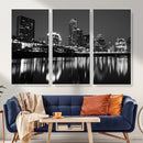 Austin Skyline Wall Art Canvas Print, Austin Downtown Night by MyGreatCanvas | Canvas Wall Art Prints | Photo Prints & Wall Decor