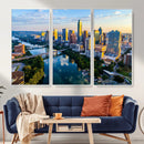 Austin Skyline Wall Art Canvas Print, Austin Downtown Night by MyGreatCanvas | Canvas Wall Art Prints | Photo Prints & Wall Decor
