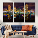 Baltimore Skyline Wall Art Canvas Print, Baltimore Downtown by MyGreatCanvas | Canvas Wall Art Prints | Photo Prints & Wall Decor