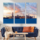 Chicago Wall Art Canvas Print - Chicago City Downtown Night by MyGreatCanvas | Canvas Wall Art Prints | Photo Prints & Wall Decor