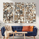 Abstract Longhorn Wall Art Canvas Print - Cow Animal Drawing by MyGreatCanvas | Canvas Wall Art Prints | Photo Prints & Wall Decor