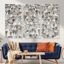 Abstract Texas Cow Wall Art Canvas Print - Farm Longhorn by MyGreatCanvas | Canvas Wall Art Prints | Photo Prints & Wall Decor
