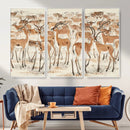 Gazelle Wall Art Canvas Print - Abstract Antelope Wall Art by MyGreatCanvas | Canvas Wall Art Prints | Photo Prints & Wall Decor
