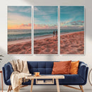 Pastel Beach Wall Art Canvas Print – Soft Coastal by MyGreatCanvas | Canvas Wall Art Prints | Photo Prints & Wall Decor