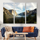 Yosemite Valley Mountain Wall Art Canvas Print, Granite by MyGreatCanvas | Canvas Wall Art Prints | Photo Prints & Wall Decor