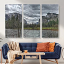 Yosemite Valley River Wall Art Canvas Print, Granite Cliffs by MyGreatCanvas | Canvas Wall Art Prints | Photo Prints & Wall Decor