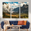Yosemite Valley River Wall Art Canvas Print by MyGreatCanvas | Canvas Wall Art Prints | Photo Prints & Wall Decor