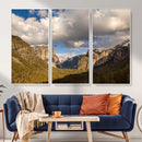 Yosemite Valley River Landscape Wall Art Canvas Print, by MyGreatCanvas | Canvas Wall Art Prints | Photo Prints & Wall Decor