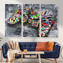 Graffiti Gaming Canvas Wall Art For Bedroom - Gaming Wall by MyGreatCanvas | Canvas Wall Art Prints | Photo Prints & Wall Decor