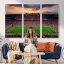 Oklahoma Sooners Stadium Wall Art Canvas Print, College