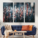 Winter Heather Wall Art Canvas Print, Frosted Floral Nature by MyGreatCanvas | Canvas Wall Art Prints | Photo Prints & Wall Decor