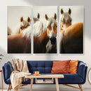 Wild Horse Herd Wall Art Canvas Print, Natural Horse by MyGreatCanvas | Canvas Wall Art Prints | Photo Prints & Wall Decor