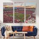 Donald W. Reynolds Razorback Stadium Wall Art Canvas Print – by MyGreatCanvas | Canvas Wall Art Prints | Photo Prints & Wall Decor