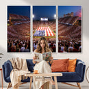 Oklahoma Memorial Stadium Wall Art Canvas Print – Oklahoma