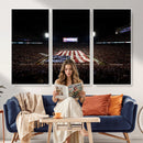 Oklahoma Memorial Stadium Wall Art Canvas Print – Oklahoma