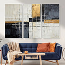 Gold Abstract Wall Art Canvas Print, Modern Luxury Geometric by MyGreatCanvas | Canvas Wall Art Prints | Photo Prints & Wall Decor