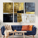 Gold Navy Abstract Wall Art Canvas Print, Modern Luxury by MyGreatCanvas | Canvas Wall Art Prints | Photo Prints & Wall Decor