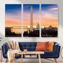 Washington DC Skyline Wall Art Canvas Print – Lincoln by MyGreatCanvas | Canvas Wall Art Prints | Photo Prints & Wall Decor