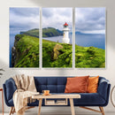 Cliffside Lighthouse Wall Art Canvas Print – Coastal by MyGreatCanvas | Canvas Wall Art Prints | Photo Prints & Wall Decor