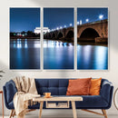 Washington DC Wall Art Canvas Print – Lincoln Memorial Night by MyGreatCanvas | Canvas Wall Art Prints | Photo Prints & Wall Decor