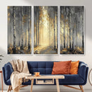 Abstract Birch Forest Wall Art Canvas Print – Modern Neutral by MyGreatCanvas | Canvas Wall Art Prints | Photo Prints & Wall Decor
