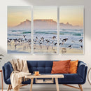 Seagulls Over Ocean Wall Art Canvas Print – Coastal Beach by MyGreatCanvas | Canvas Wall Art Prints | Photo Prints & Wall Decor