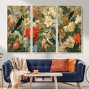 Vintage Birds and Flowers Wall Art Canvas Print, Botanical by MyGreatCanvas | Canvas Wall Art Prints | Photo Prints & Wall Decor